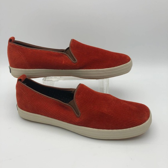 Kate Spade NY Orange Corduroy Slip-On Size 8.5 - Picture 4 of 7
